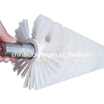 White PP Fruit and Vegetable Cleaning Roller Brush (YY-095)